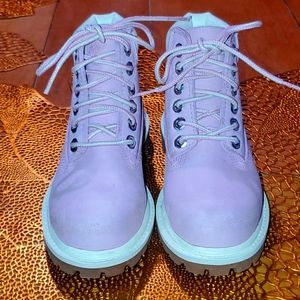 Timberland 6" Premium Pink Nubuck Toddler size 9